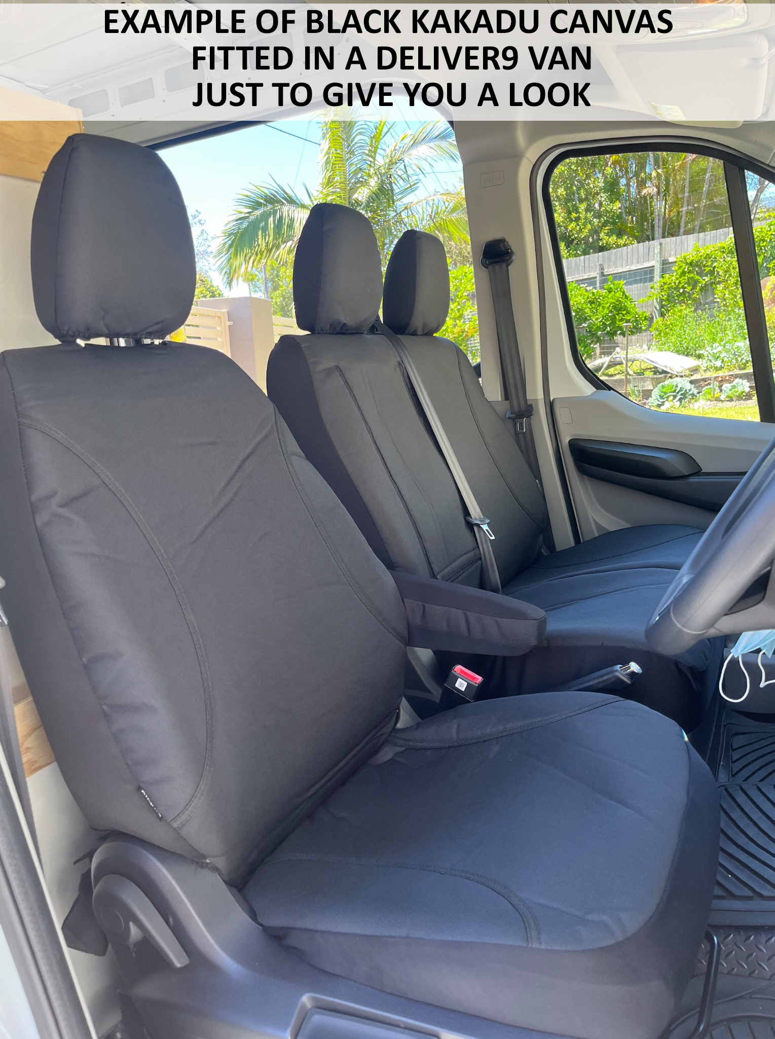KAKADU CANVAS SEAT COVERS to suit GWM CANNON DUAL CAB